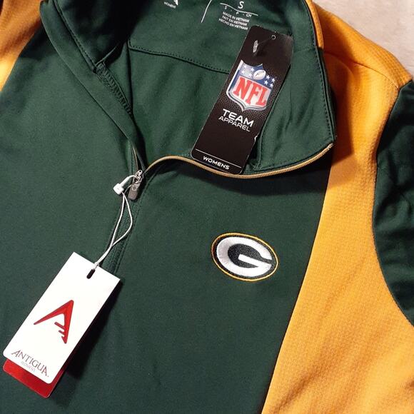GREEN BAY PACKERS Long Sleeve Top Sz Small Authentic NFL Sports Apparel w Tags - Picture 3 of 9